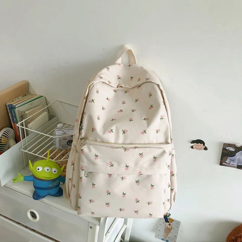 Women Bags H&M - Plecaki płócienne w stylu preppy Torby