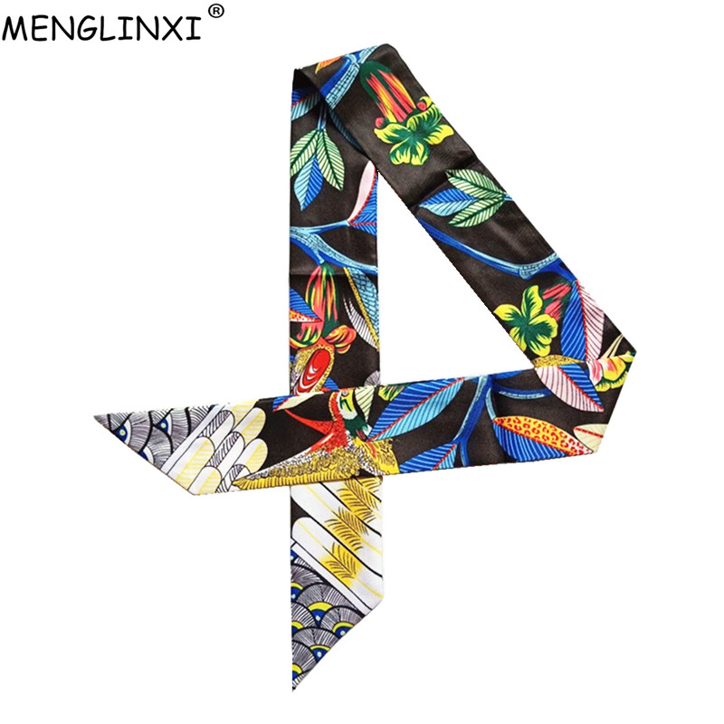 Women Bags Luxury - Luksusowa marka Hummingbird drukuj Skinny Silk