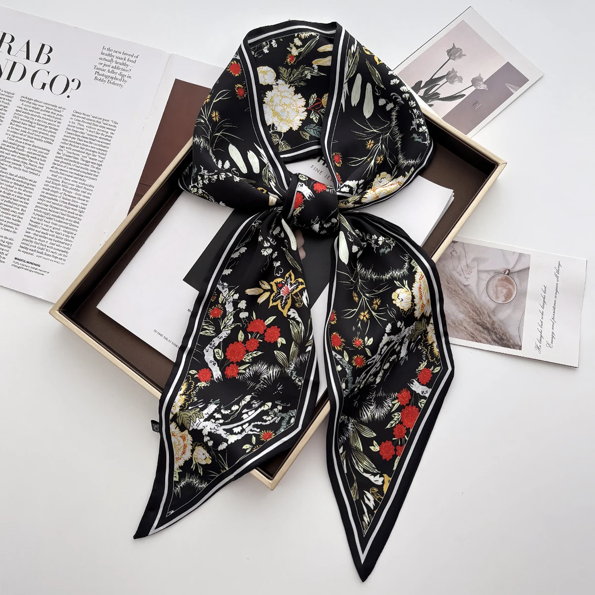 Luksusowa Apaszka z Nadrukiem  – Women Bags Online recenzja i cena