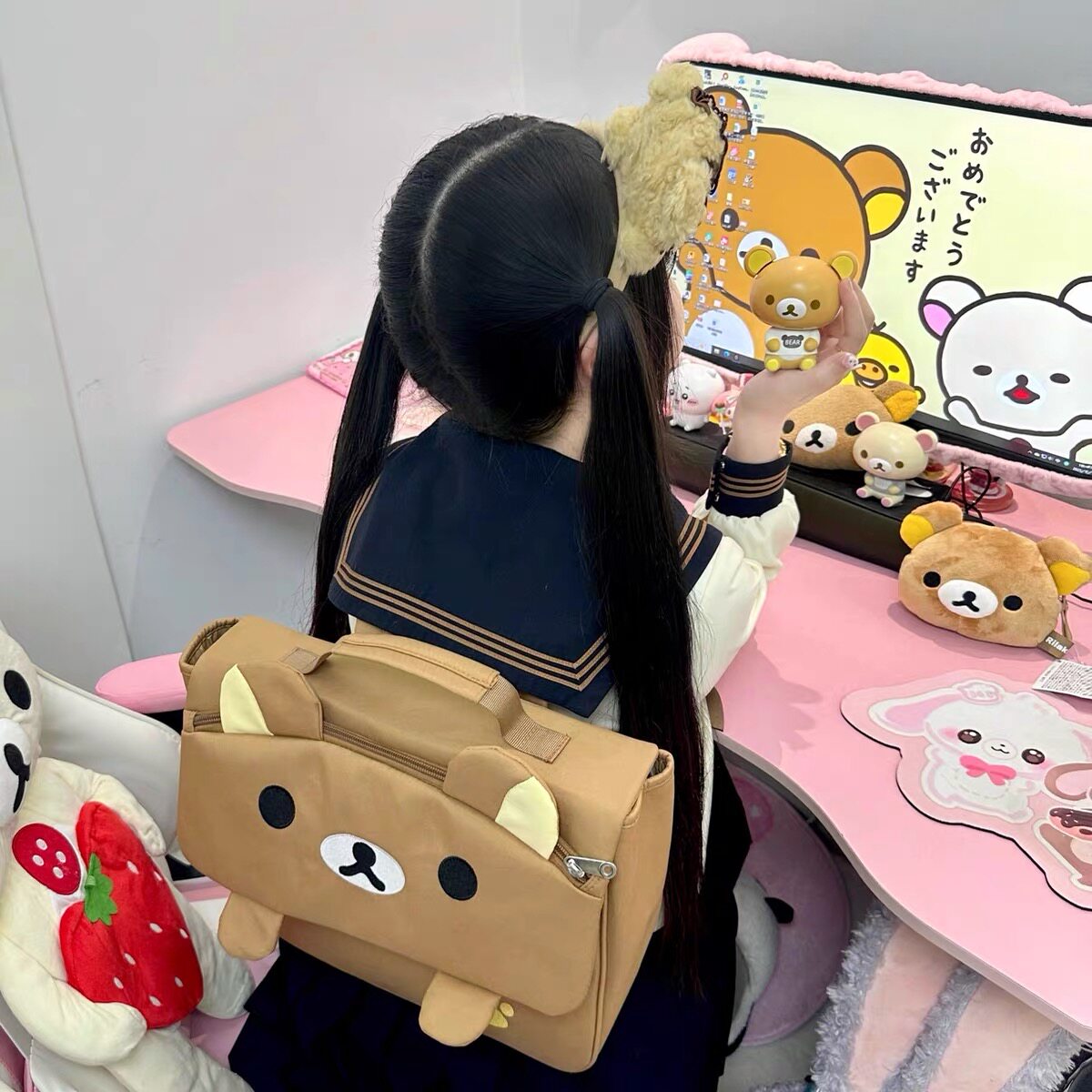 Plecak z misiem z kreskówki, j – Women'S Japanese Bags recenzja i cena