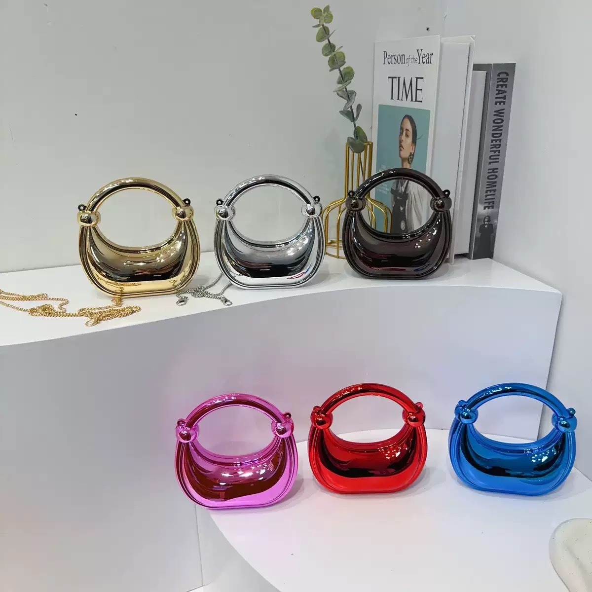 Mini złota torebka wieczorowa  – Women Bags Luxury recenzja i cena